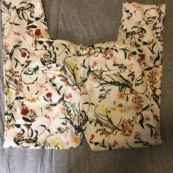Zara flower pants size S - Picture 4 of 4